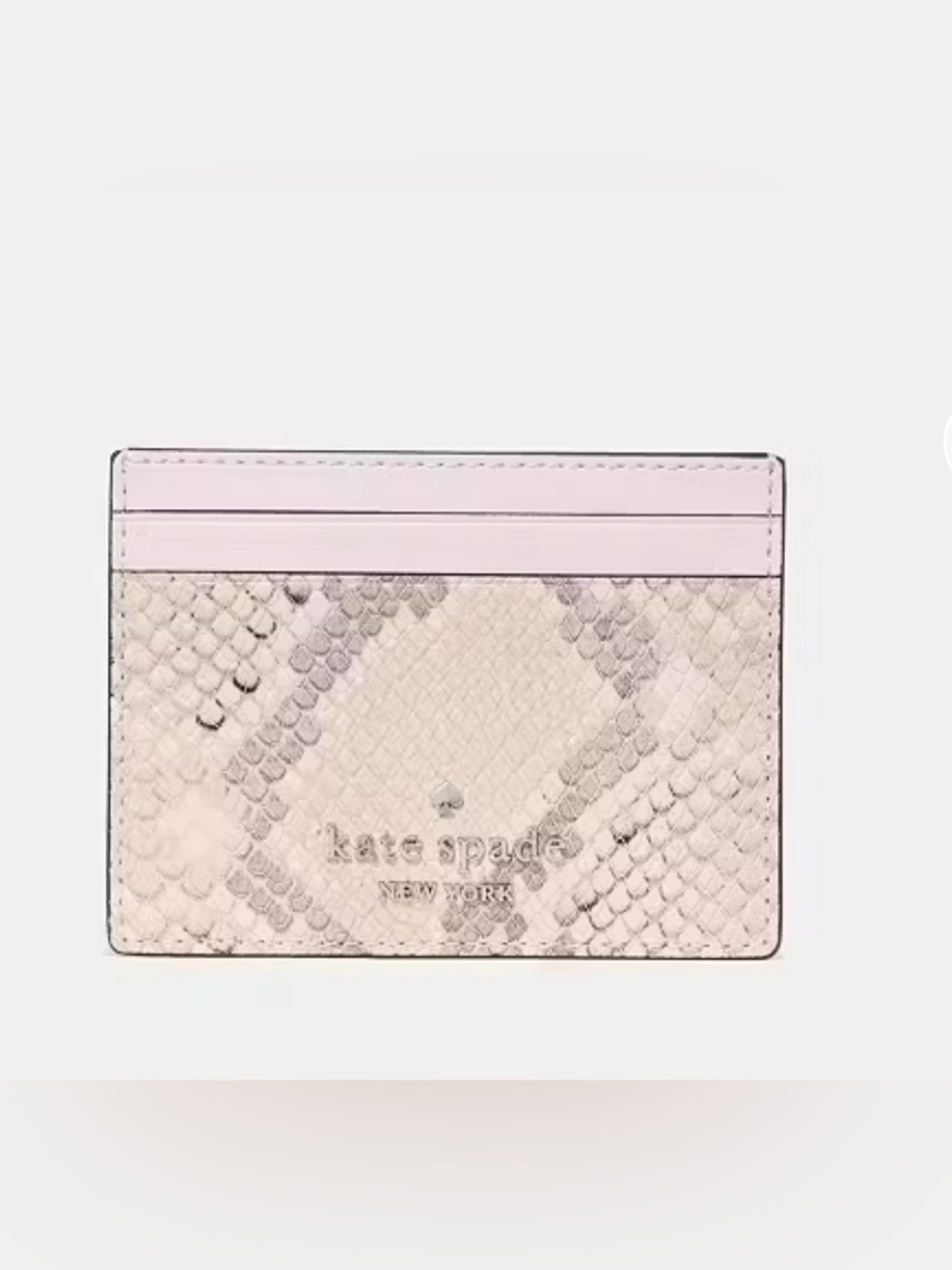 Kate Spade Snake Small Slim Card Holder